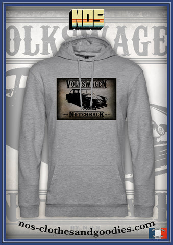 Sweat capuche unisex VW Notchback type 3 vw "affiche"