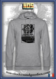 Sweat capuche unisex VW T1 split 50 shades of grey