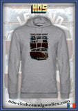 Sweat capuche unisex VW combi split 1965 av/ar