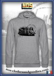 Sweat capuche unisex VW cox cabriolet type 15 noir et blanc