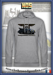 Sweat capuche unisex VW Cox cabriolet grise