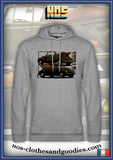 Sweat capuche unisex VW Cox cabriolet 1302 LS avant / arrière