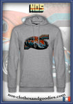 Sweat capuche unisex VW cox rusty bleu