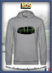 Sweat capuche unisex VW Golf GTI verte hoodride