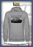Sweat capuche unisex VW Notchback type 3 vw blanc arrière