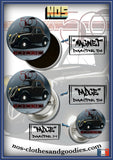Badge / Magnet / bottle opener key ring Fiat topolino 500A black