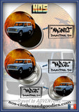 Badge / magnet / porte clé décapsuleur  Ford Bronco