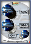 Badge / magnet / porte clé décapsuleur HONDA prélude mk2 bleue