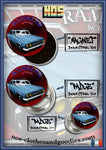 Badge /Magnet/ porte clé décapsuleur  Renault Rambler bleu