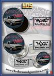 Badge/magnet/porte clé decapsuleur  VW Caddy beige