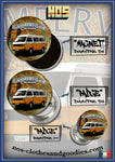 Badge/magnet/porte clé décapsuleur VW Campervan T3