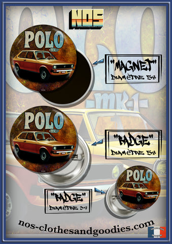 Badge/magnet/keychain bottle opener Polo MK1 