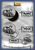 Badge/magnet/bottle opener key ring type 11 cox W/B