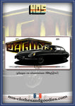 aluminum plate US registration Jaguar type E 1961