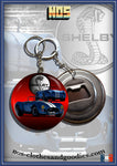 Badge / magnet / porte clé décapsuleur  AC Cobra 427 S/C  1966 "S"