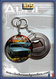 Badge / magnet / porte clé décapsuleur AUdi 100 coupé S 1972