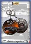 Badge / magnet / porte clé décapsuleur BMW 507 grise
