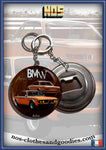 Badge / magnet / bottle opener key ring BMW E9 3.00 CSL 2800 orange