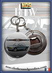 Badge/magnet/bottle opener key ring BMW E9 3.0 CS1073 gray 