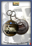 Badge / magnet / porte clé décapsuleur BMW iseta beige