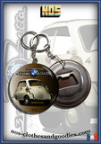 Badge / magnet / porte clé décapsuleur BMW iseta beige