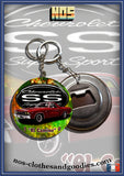 badge/magnet/porte clé décapsuleur Chevrolet el camino SS 1969