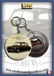 Badge/magnet/porte clé décapsuleur Citroën DS 19 noire