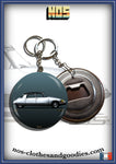 Badge/magnet/porte clé décapsuleur Citroën DS 21 pallas "profil"