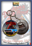 Badge / magnet / porte clé décapsuleur dodge charger 500