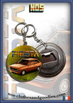 Badge / magnet / porte clé décapsuleur ford Fiesta MK1 phares rectangulaires