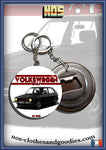 Badge /magnet / porte clé décapsuleur VW Golf GTI noire