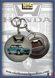 Badge / magnet / porte clé décapsuleur HONDA S800 verte décapotable