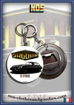 Badge / magnet / porte clé décapsuleur Jaguar type E 1961