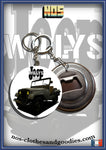 badge/ magnet/ porte clé décapsuleur Jeep Willys M38 1951