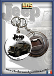 Badge/magnet/porte clé décapsuleur Jeep willys MB 41/44