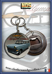 badge/magnet/bottle opener key ring Opel olympia P2 caravan 1962