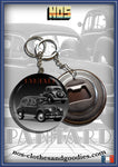Badge /Magnet/ porte clé décapsuleur  Panhard Dyna X 86 1951 avant/arrière