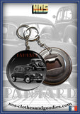 Badge /Magnet/ porte clé décapsuleur  Panhard Dyna X 86 1951 avant/arrière