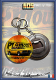 Badge / magnet/ porte clé décapsuleur  Plymouth barracuda 440