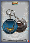 Badge / magnet / bottle opener key ring Pontiac Firebird Trans Am logo