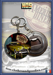 Badge / magnet / porte clé décapsuleur Pontiac chieftain american diner