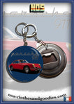 Badge / magnet / porte clé décapsuleur Porsche 911 1964