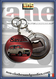 Badge / magnet / porte clé décapsuleur Renault 4L Savane