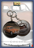 Badge/magnet/porte clé décapsuleur Renault Dauphine ondine