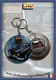 Badge/magnet/porte clé décapsuleur Renault Dauphine Gordini