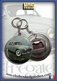 Badge/magnet/porte clé décapsuleur Renault Frégate verte