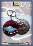Badge /Magnet/ porte clé décapsuleur  Renault Rambler bleu