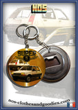 Badge /Magnet / porte clé décapsuleur Renault super 5 av/ar 1986