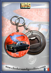 Badge/magnet/porte clé décapsuleur Simca 1300-1500