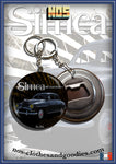 badge / magnet /porte clé décapsuleur Simca aronde noire